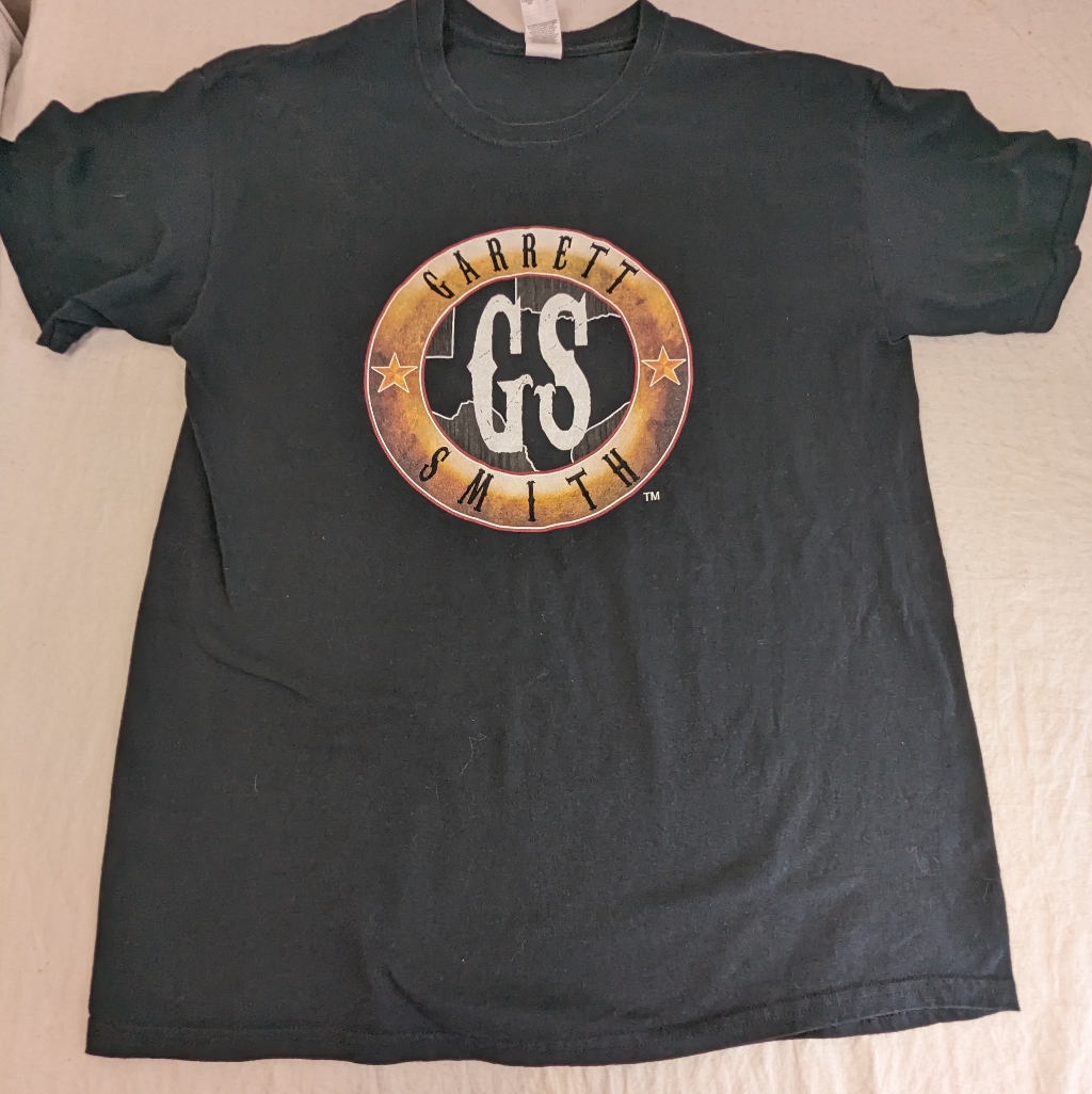 Garrett Smith Concert Tee Large Garrett Smith Concert Tee Large